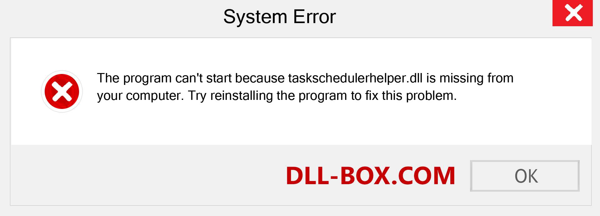  taskschedulerhelper.dll file is missing?. Download for Windows 7, 8, 10 - Fix  taskschedulerhelper dll Missing Error on Windows, photos, images